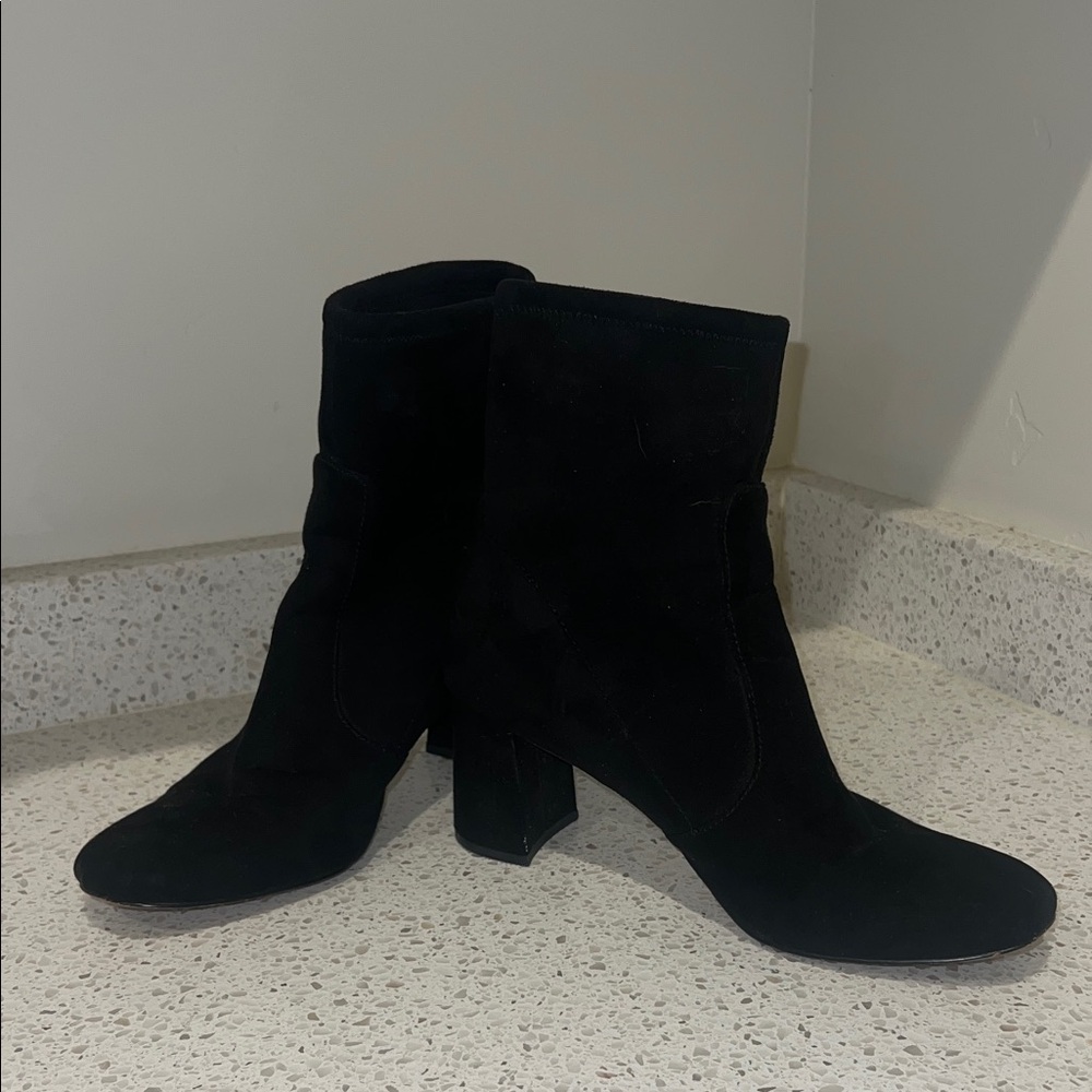 Ann Taylor faux suede boots